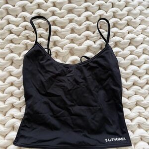 Balenciaga Black Tank Top